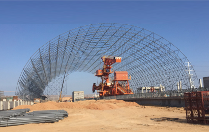 寧夏寶豐能源循環經濟工業園區煤場封閉EPC工程